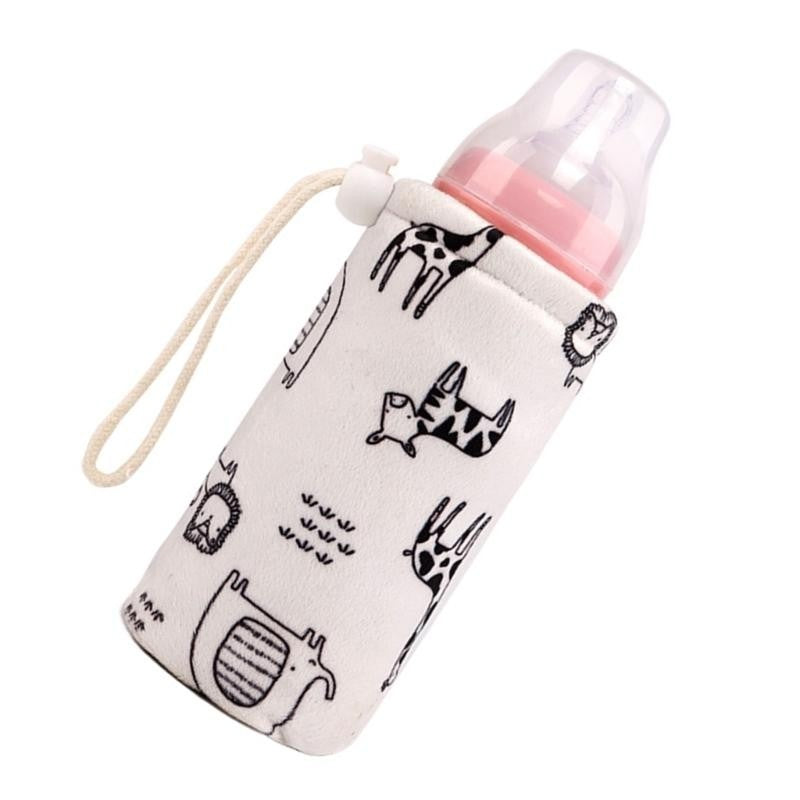 J15U Baby Bottle Bag for Pram Travel Outdoor Baby Feeding Bottle Holder Washable Bottle Thermal Milk Bottle Warmer