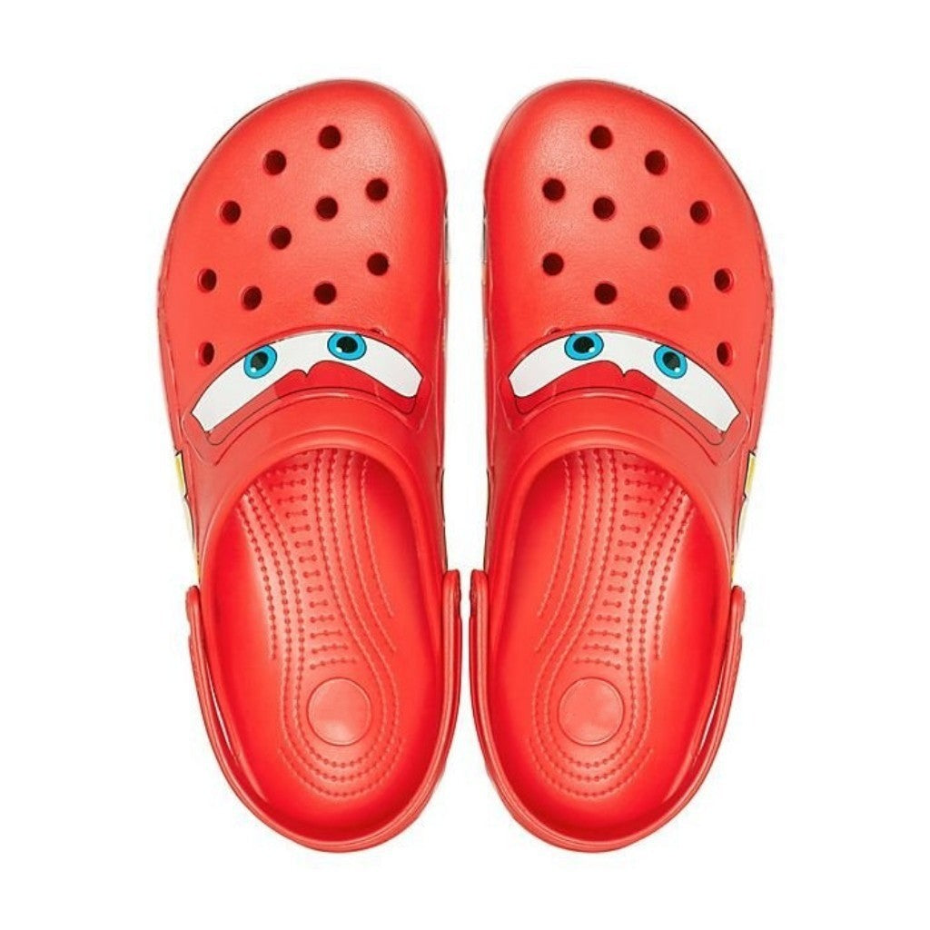 Disney Mcqueens Pixar Desenho Animado Chinelos Sólidos Impermeáveis Sandálias ao Ar Livre Casuais Respiráveis com Tira no Tornozelo Sapatos de Eva Presente