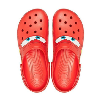 Disney Mcqueens Pixar Desenho Animado Chinelos Sólidos Impermeáveis Sandálias ao Ar Livre Casuais Respiráveis com Tira no Tornozelo Sapatos de Eva Presente