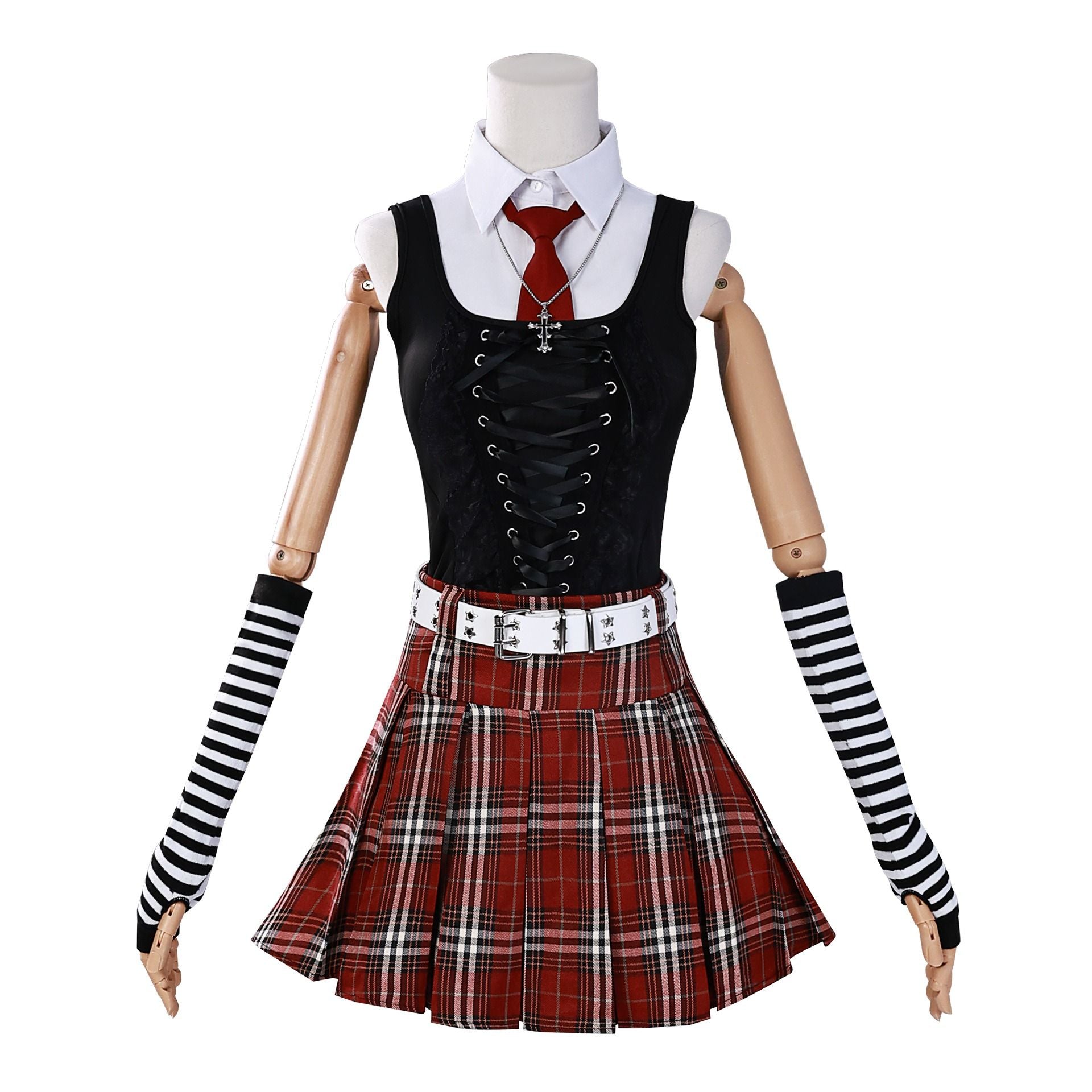 In Stock Misamisa Cosplay Costume JK Uniform Misamisa DEATH NOTE Misa Cosplay Costume Full Set Outfis Dress