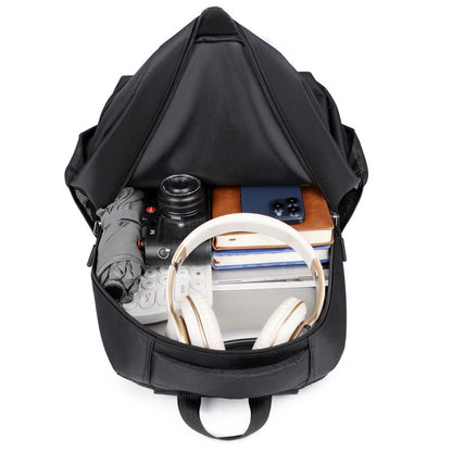 Mochila masculina casual de grande capacidade para notebook, viagem, mochila escolar para alunas do ensino fundamental e médio