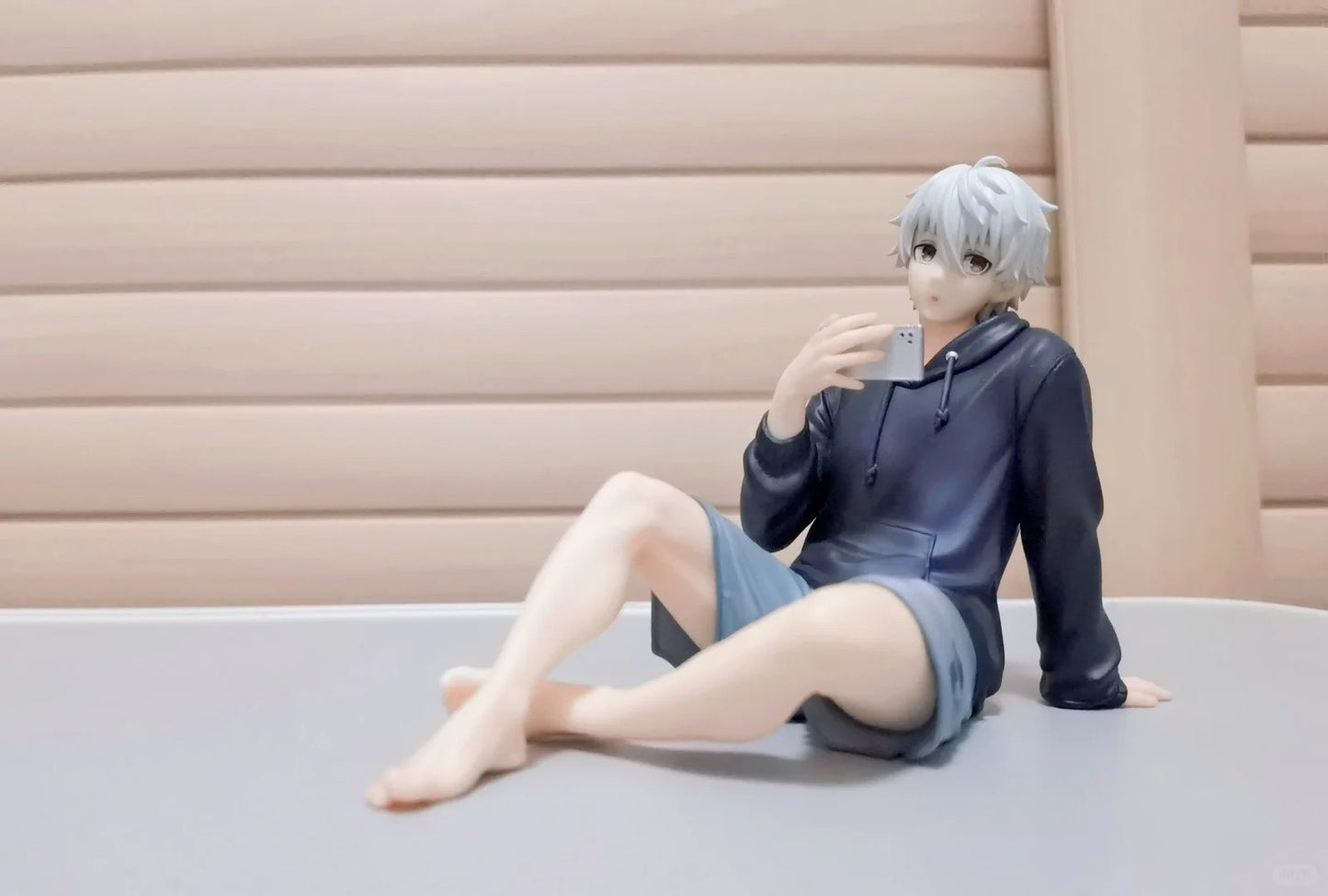 BLUE LOCK Bonecos de Ação Nagi Seishiro Figura de Anime Sentado Estatueta de PVC Modelo Colecionável Brinquedos de Boneca para Crianças Presentes