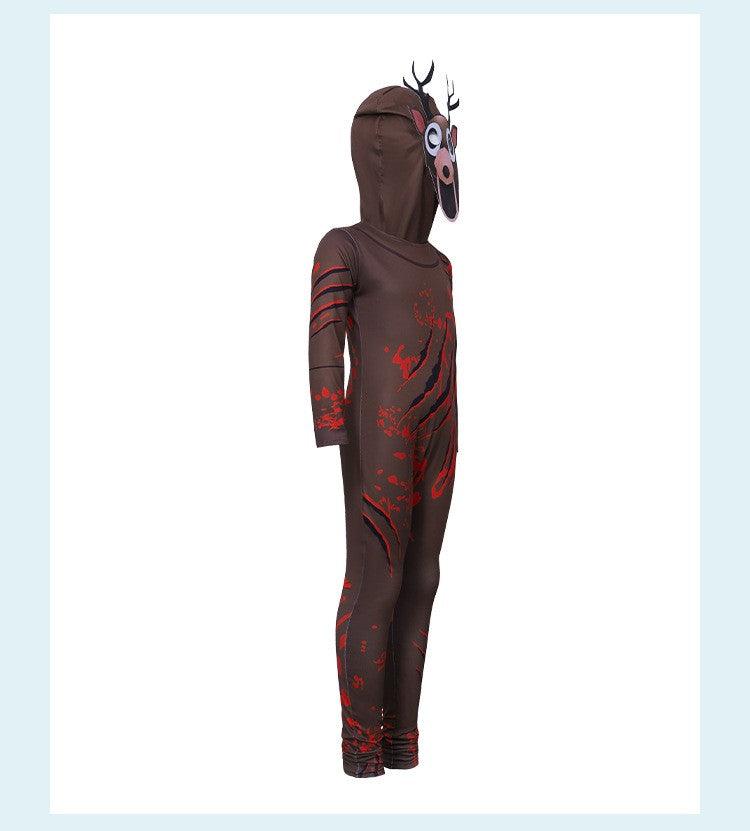 99 Nights In The Forest Deer Owl Kids Cosplay Costume Deer Owl Animal Cosplay Suit Halloween Party Costumes for Adult Children