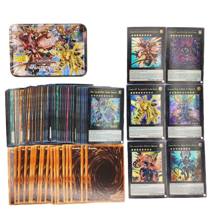 Yu Gi Oh Cards PACK DE DEUS EGÍPCIO Deck de Cartas Inglês TCG Holográfico Dourado Dragão Branco Jogo de Duelo Coleção de Cartas com Caixa de Lata
