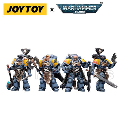 1/18 JOYTOY Action Figure 40K The Horus Heresy Space Wolves Figures And Mechas Logan Ghostwolf Anime Model Toy