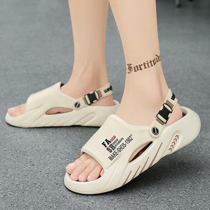 Flip Flops Male Massage Slippers Outdoor Sandals Beach Clogs Indoor Comfortable Soft Slides Men Casual Shoes Women Home Slippers