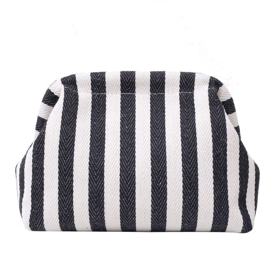 Woven Crochet Purses for Women Beach Clutch Handbags Dumpling Hobo Casual Colorblock Bag Ladies Ruched Cloud Purse