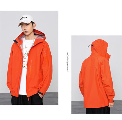 Arc Duricrust Rain-proof Jackets Mens Womens High Quality Camping Coat Outdoor Waterproof Windbreaker Hiking Mountain Clothes