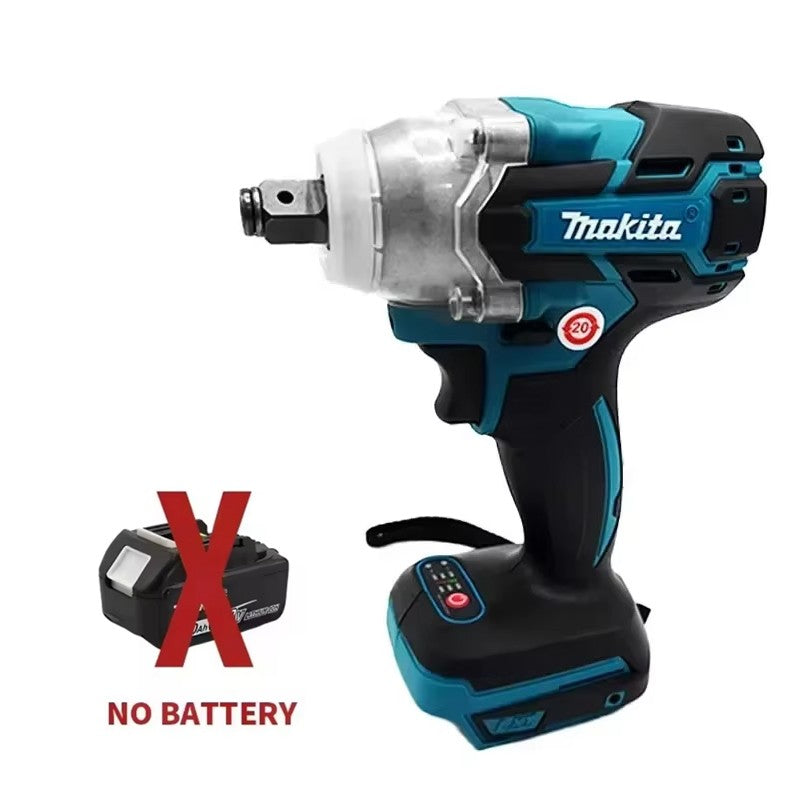 Makita DTW600 3100IPM Chave de Impacto Sem Fio 18V 1/2 Pol. Parafusadeira Sem Escova Chave de Fenda Elétrica Recarregável Ferramenta para Serviço Automotivo