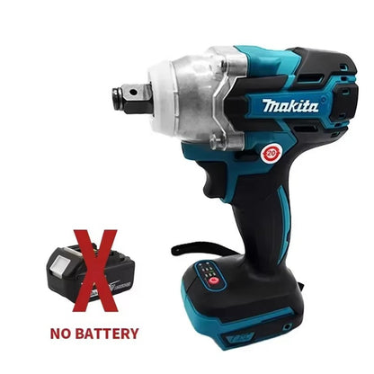 Makita DTW600 3100IPM Chave de Impacto Sem Fio 18V 1/2 Pol. Parafusadeira Sem Escova Chave de Fenda Elétrica Recarregável Ferramenta para Serviço Automotivo