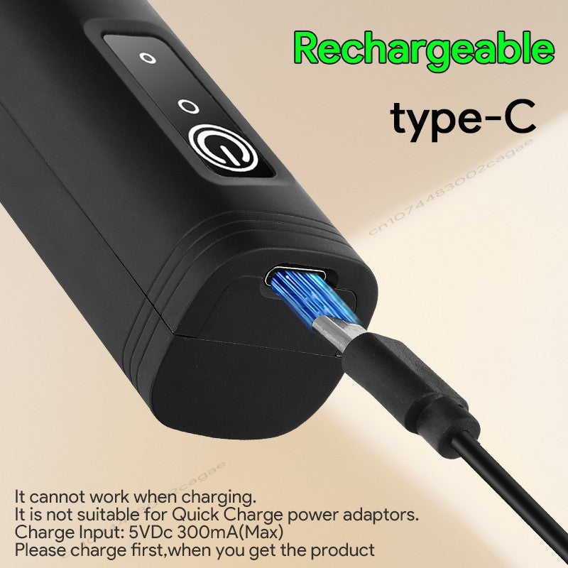 Batedor de Ovos Elétrico Portátil Recarregável USB Espumador de Leite 3 Velocidades Mixer para Café Bebidas Culinária