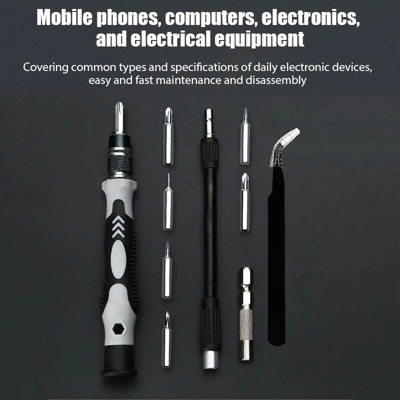 Conjunto de Chaves de Precisão 115 em 1 Ferramentas Manuais de Reparo Eletrônico Pontas Magnéticas para Micro Brocas para iPhone PC Mac DIY Console de Jogos