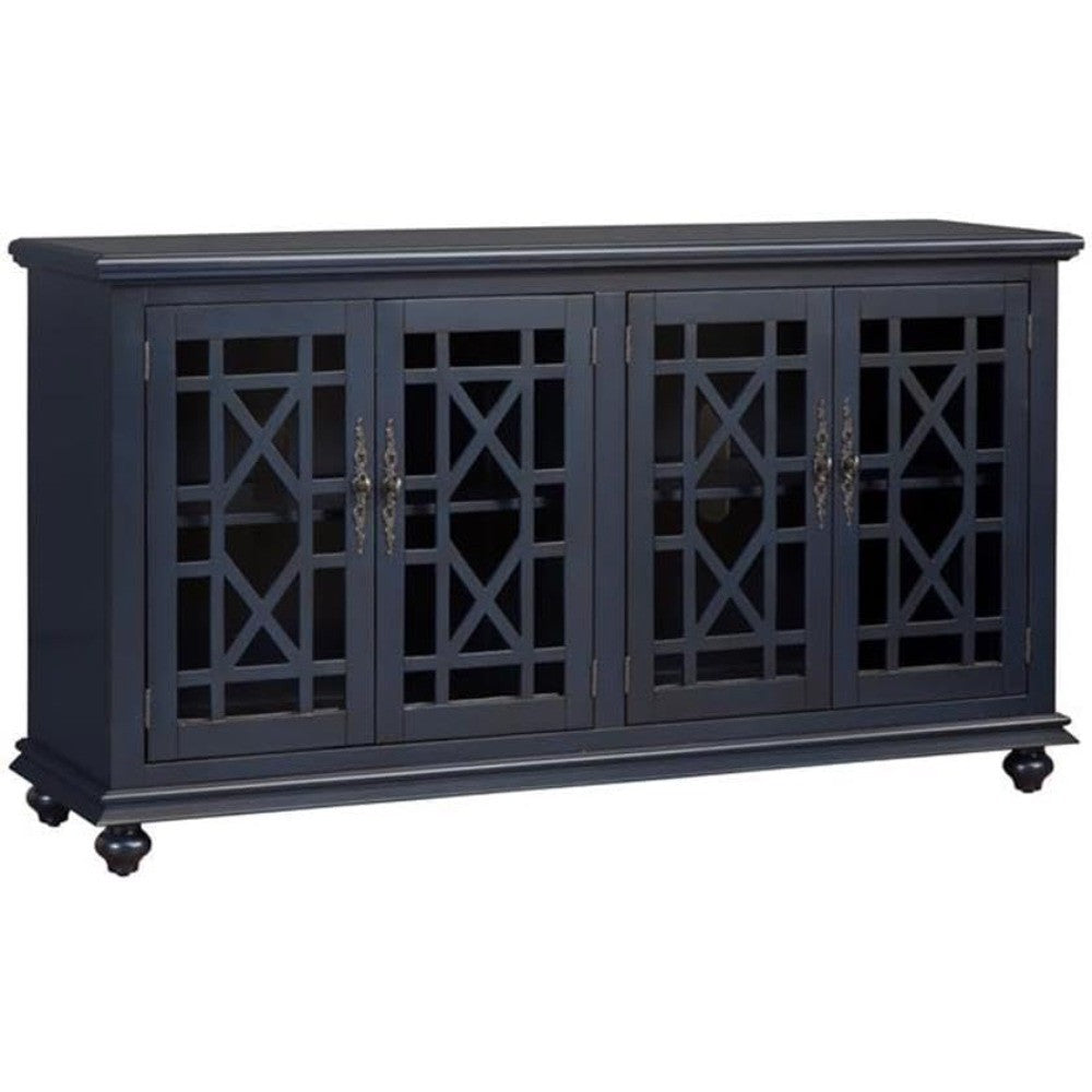 "Elegant TV Stand - 63" W x 35" H Slim Media Console, Modern Design for Living Room & Bedroom";;VERDADEIRO;;"Antique Black