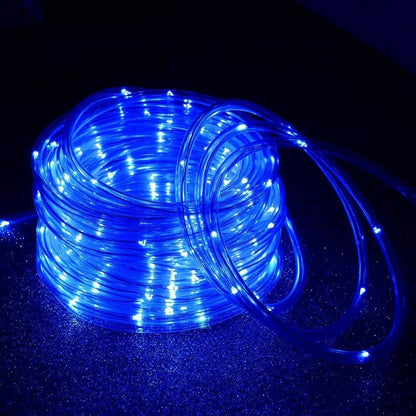 7m/12m/22m/32m Garland Tube Strip Lights Outdoor Waterproof Led Solar Rope String Light for Garden Christmas Camping Decoration