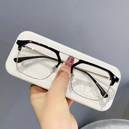 Luxury Brand Square Black Frame Myopia Glasses Anti-blue Light Women Men Near Sight Eyeglasses Unisex Goggles Diopters 0 To -6.0