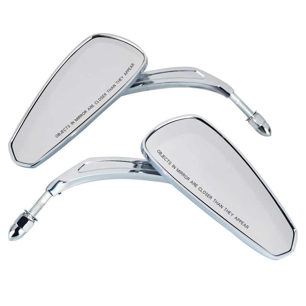 Espelhos Retrovisores Laterais de Guidão 5/16" para Motocicletas Harley Honda Davidson Sportster Fat Boy FLSTF Road King Street Glide 88-24