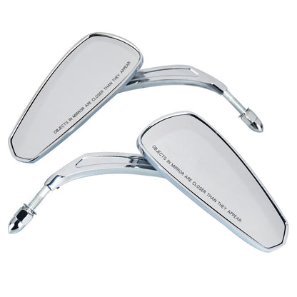 Espelhos Retrovisores Laterais de Guidão 5/16" para Motocicletas Harley Honda Davidson Sportster Fat Boy FLSTF Road King Street Glide 88-24