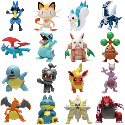 Pokemon Charizard Lucario Meowth Kyogre Mewtwo Bonecos de Ação Blastoise Leafeon Flareon Solgaleo PVC Bonecos Colecionáveis Presente