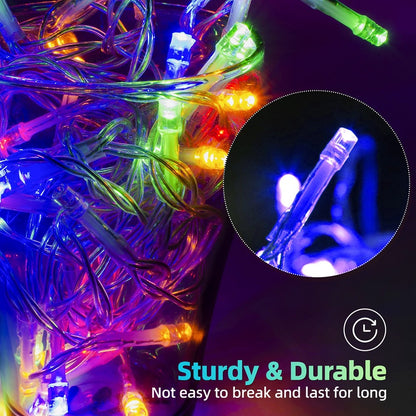 Solar Curtain Icicle Light 3.5M Eaves Decor Outdoor Fairy String Lights Wedding Party Christmas Stair Decor Garden Garlands