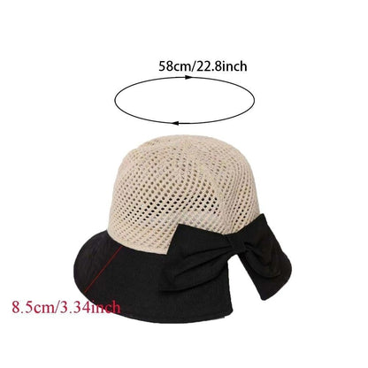 Summer Women Bucket Hat Anti-UV Sun Hats Soft Portable Wide Brim Outdoor Beach Hat Panama Cap With Storage Bag