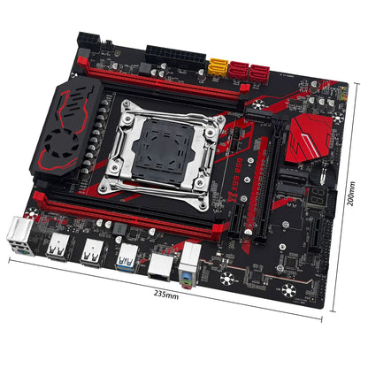 Placa-mãe MACHINIST X99 RS9 LGA 2011-3 Intel Xeon E5 2680 V4 CPU e kit opcional de memória RAM DDR4 16 GB com quatro canais USB3.0