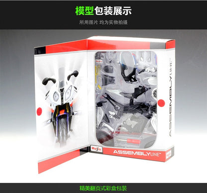 Maisto 1:12 BMW S1000RR HONDA CBR 600 RR 1000 RR KTM 690 Duke YAMAHA YZ450F Assemble DIY Motorcycle Bike Model Toy New In Box