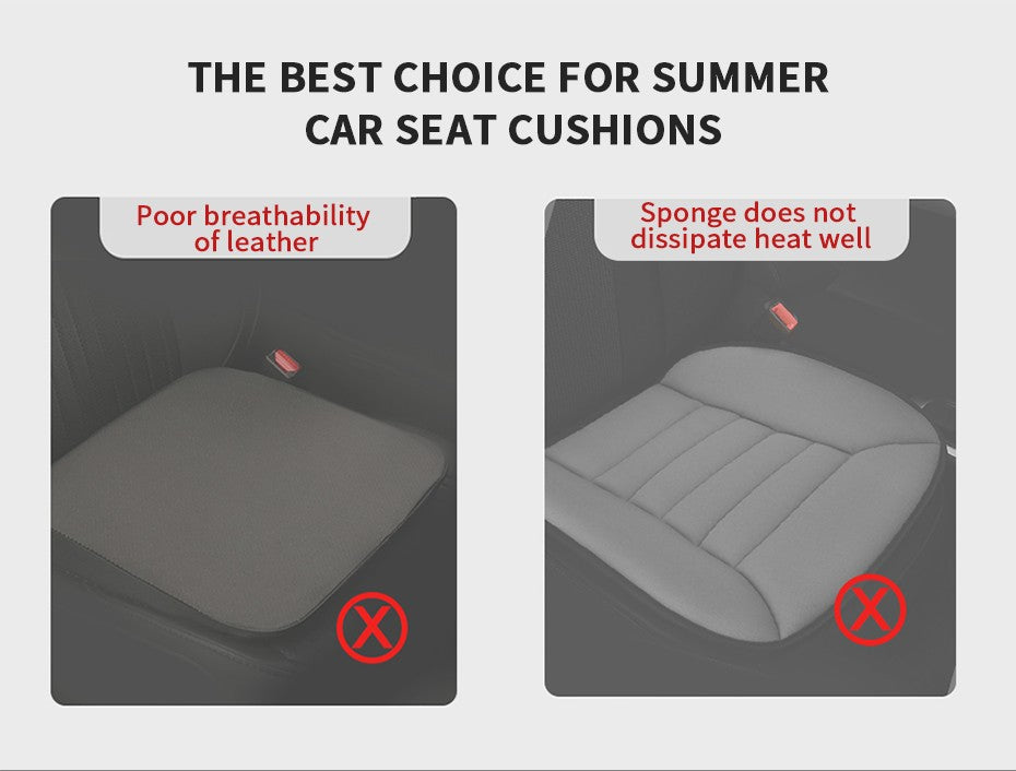 SEAMETAL 3D Car Seat Cover Breathable Auto Seat Cushion Convex Design for Heat Dissipation Sweatproof Universal Chair Protector