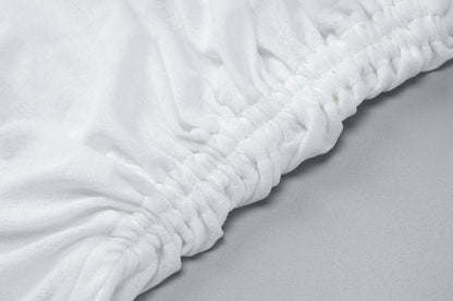 ALLNeon Fairycore White Perspective Oblique Shoulder Long Sleeve Mini Dress Hots