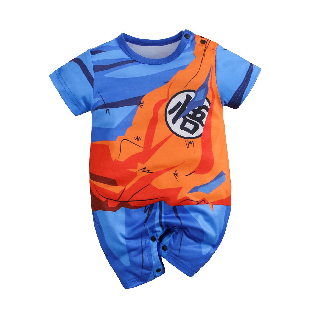IURNXB Baby Romper Short Sleeve Onesie Boys Newborn Infant Bodysuit Cartoon Print Cosplay Costume Jumpsuit Summer Outfits 1-18M