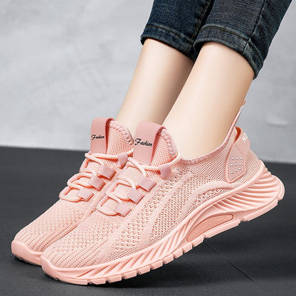?Sapatos Femininos Verão 2025 Tênis Casual Malha Respirável Leve Acessível Frete Grátis?
