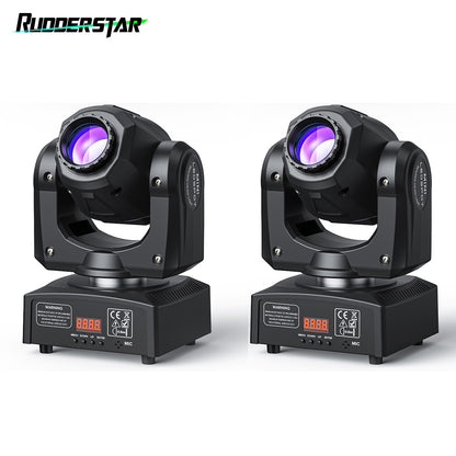 2PCS 30W Spot Moving Head Light Beam Stage Effect Lighting Projector DMX Voice Control for Disco Party Concert Wedding Theater