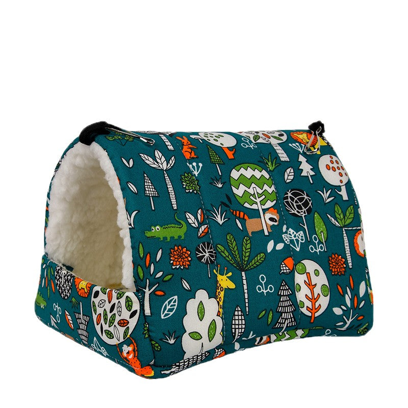 Rede para Hamster, Hamster Urso Dourado, Petauro-do-Açúcar, Papagaio, Ninho Grosso para Pássaros Pequenos, Saco de Dormir Quente de Inverno, Esquilo