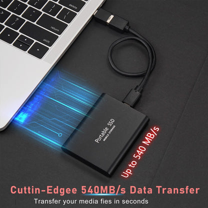 SSD Externo de Alta Velocidade 1TB Portátil SSD 16TB Disco Rígido Externo Armazenamento em Massa para Laptop Mac