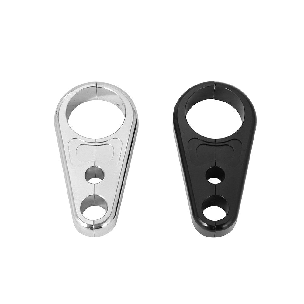 Para Harley Dyna Sportster XL Cafe Racer 1" 25mm Suporte de Guiador de Motocicleta Cabo de Embreagem Braçadeira de Freio Clipes Fixos
