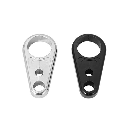 Para Harley Dyna Sportster XL Cafe Racer 1" 25mm Suporte de Guiador de Motocicleta Cabo de Embreagem Braçadeira de Freio Clipes Fixos