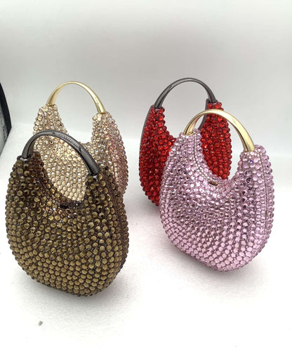 Lady Crystal Clutches Diamonds Chain Evening Bag Wedding Party Rhinestones Clutch Bag Purse Evening Bags Female Bridal Handbags