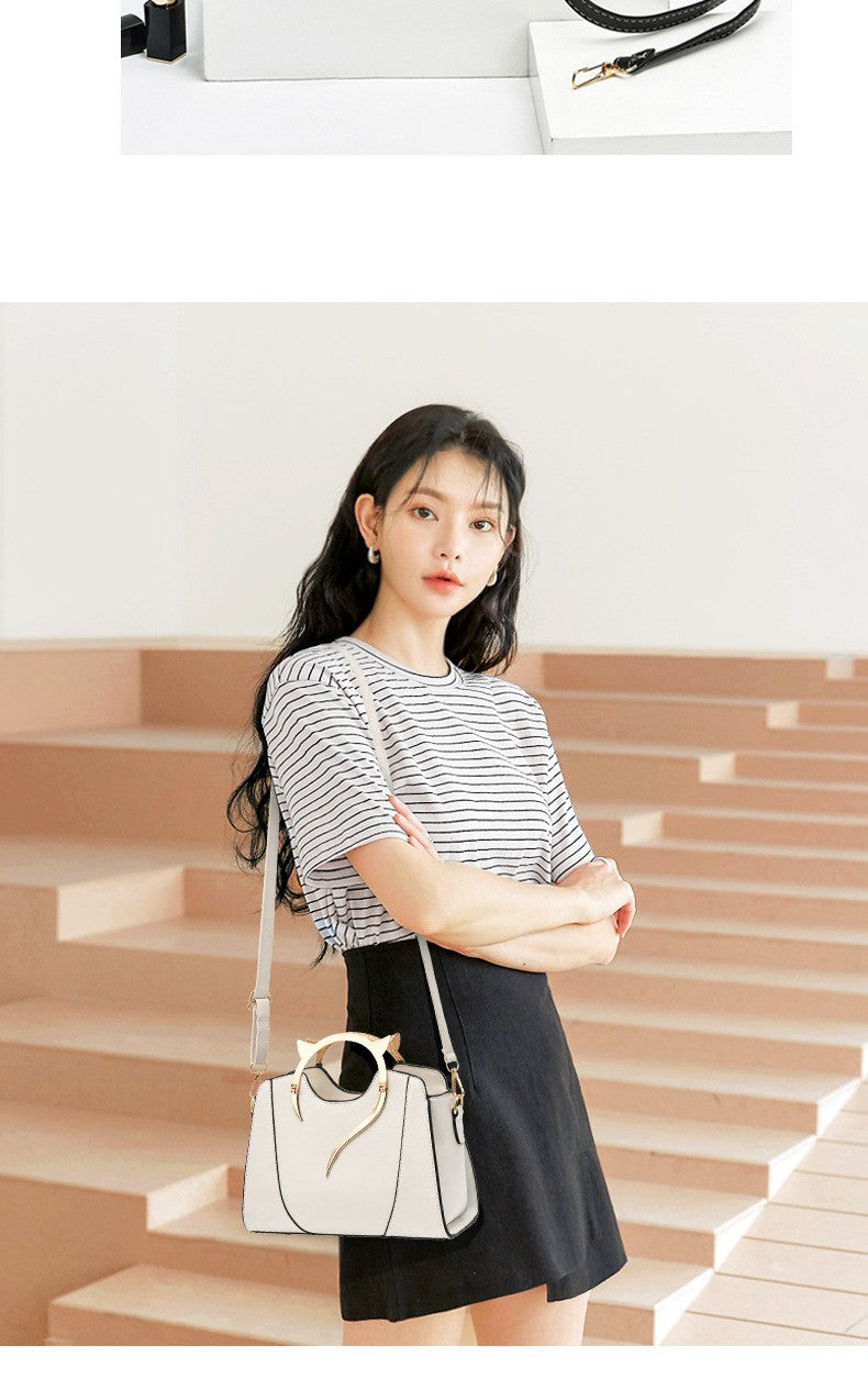 Trendy Fashion PU Leather Shoulder Bag Women's Chain Crossbody Small Purse Underarm Square Satchel Handbag