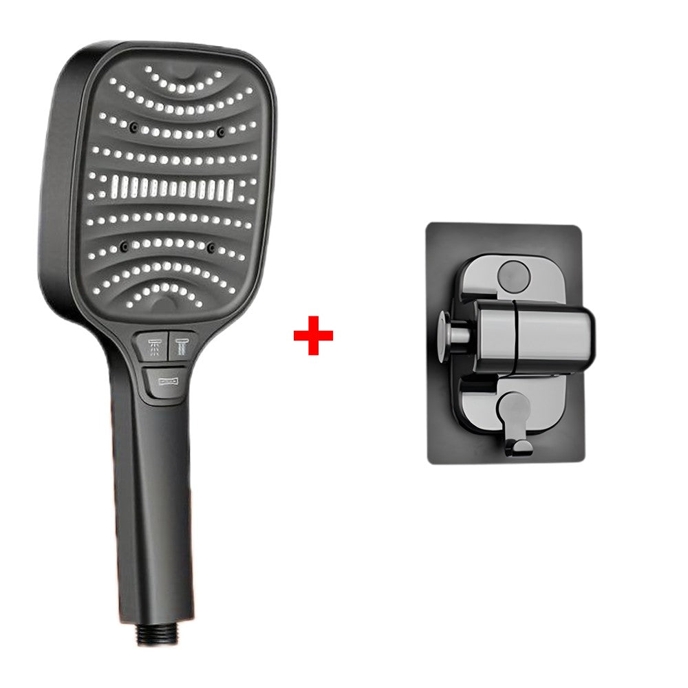 Chuveiro Turbo Pressurizado com 8 Modos, Painel Grande de 12cm, Chuveiro Econômico, Chuveiro com Filtro em ABS Reforçado à Prova de Explosão