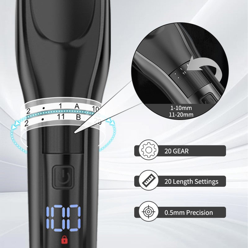 SEJOY Electric Hair Clipper Kit For Men, Adjustable Hair Cut Machine Hair Trimmer Professional Rechargeable Hair Cut Barber