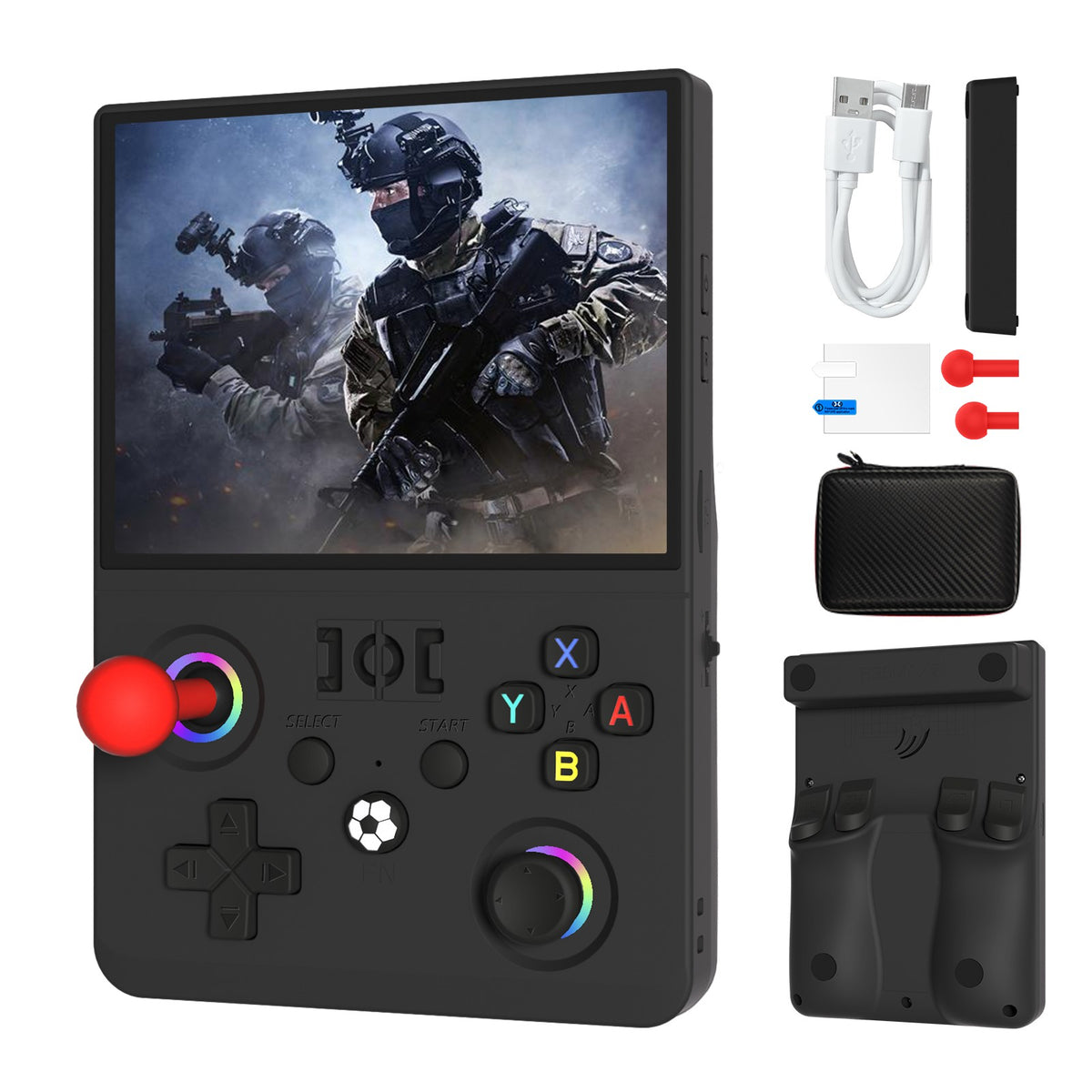 MAX? 2026 Newest  4.5 Inch Retro Handheld Game Console 1024x768 IPS HD Screen Portable Open Source Linux System with 2*Joys