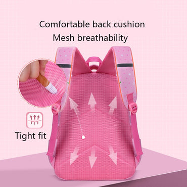Orthopedic Primary Kid Backpack School Bags for Girls Fruit Flower Color Grades 1-3-6 Children's Backpack Teen Rucksack Mochila