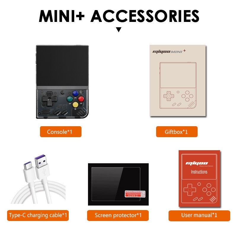 MIYOO Mini Plus Retro Pocket Emulator 3.5" OCA IPS Screen Handheld Console  3000mAh Multi Emulator Video Player for Miyoo35