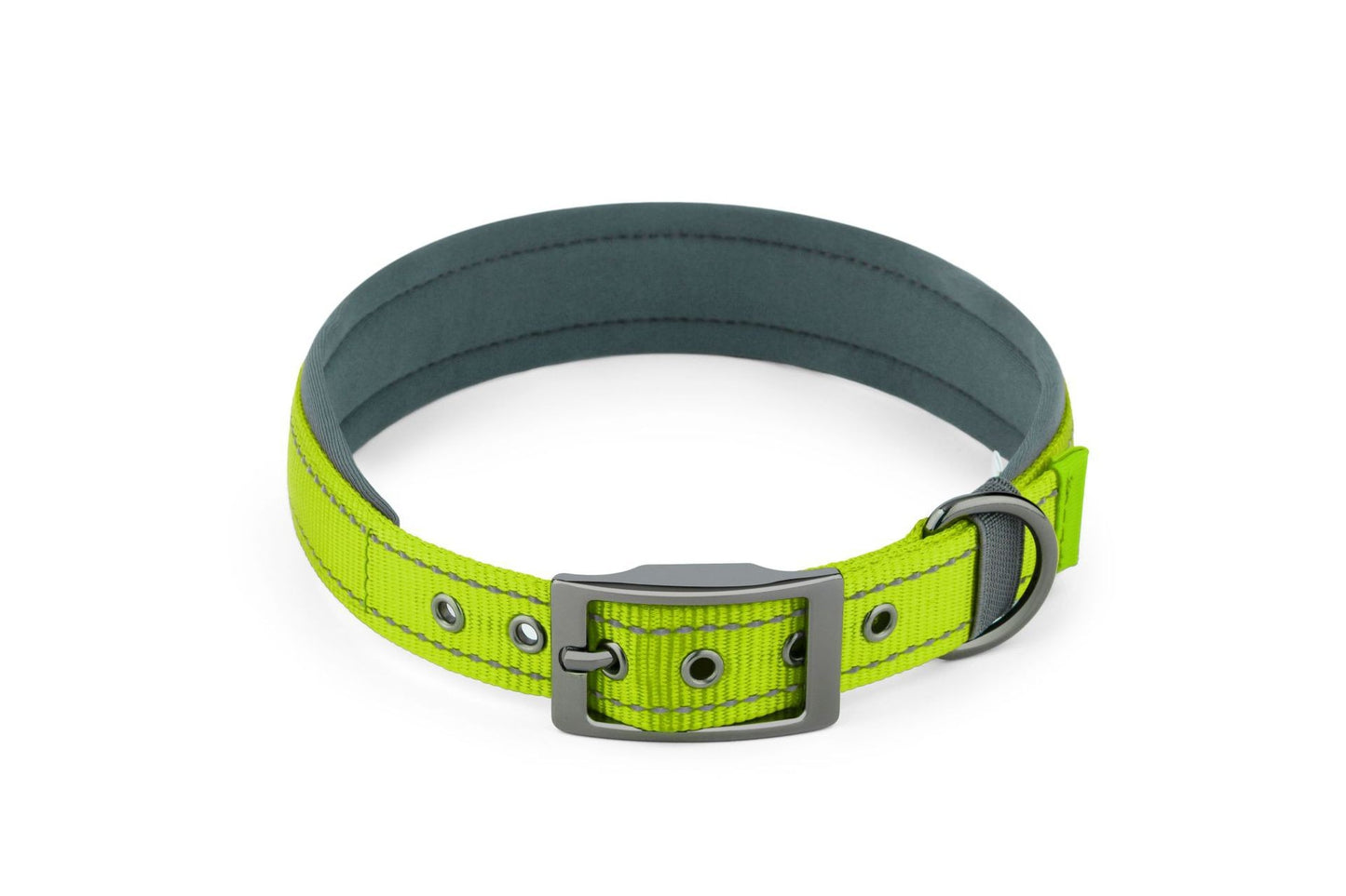 Coleira de cachorro para ambientes externos Fivela de metal Coleira de nylon respirável Coleira de pescoço de alta qualidade para cães de médio e grande porte
