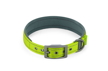 Coleira de cachorro para ambientes externos Fivela de metal Coleira de nylon respirável Coleira de pescoço de alta qualidade para cães de médio e grande porte