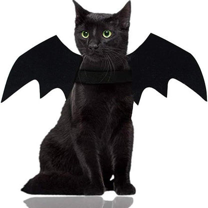 Atacado Fantasia de Cosplay de Gato Fofo Asas de Morcego Cinto de Segurança Role Playing Pet Gato Cachorro Decoração de Festa de Halloween Suprimentos