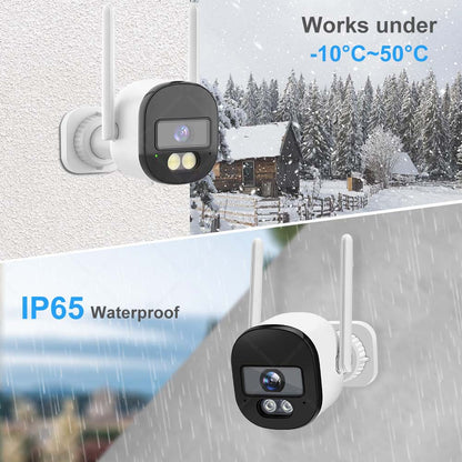 4MP Tuya Bullet Camera 2.4G/5G WiFi Surveillance Camera Outdoor Security Protection Mini CCTV Cam SmartLife Video Cameras Alexa