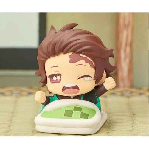 Bonecos Demon Slayer Tomioka Giyuu Agatsuma Zenitsu Kamado Tanjirou Kamado Nezuko Hashibira Inosuke Modelo de Boneca Dormindo Presente Infantil