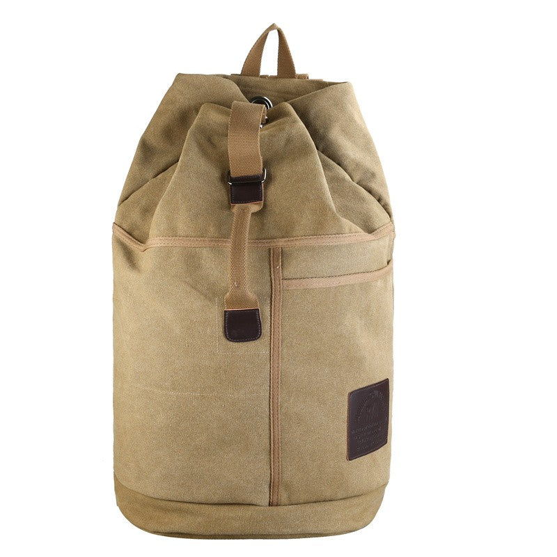 Mochilas de viagem masculinas esportivas de grande capacidade, bolsa de ombro de lona, mochila masculina para caminhada, mochila esportiva masculina, ao ar livre