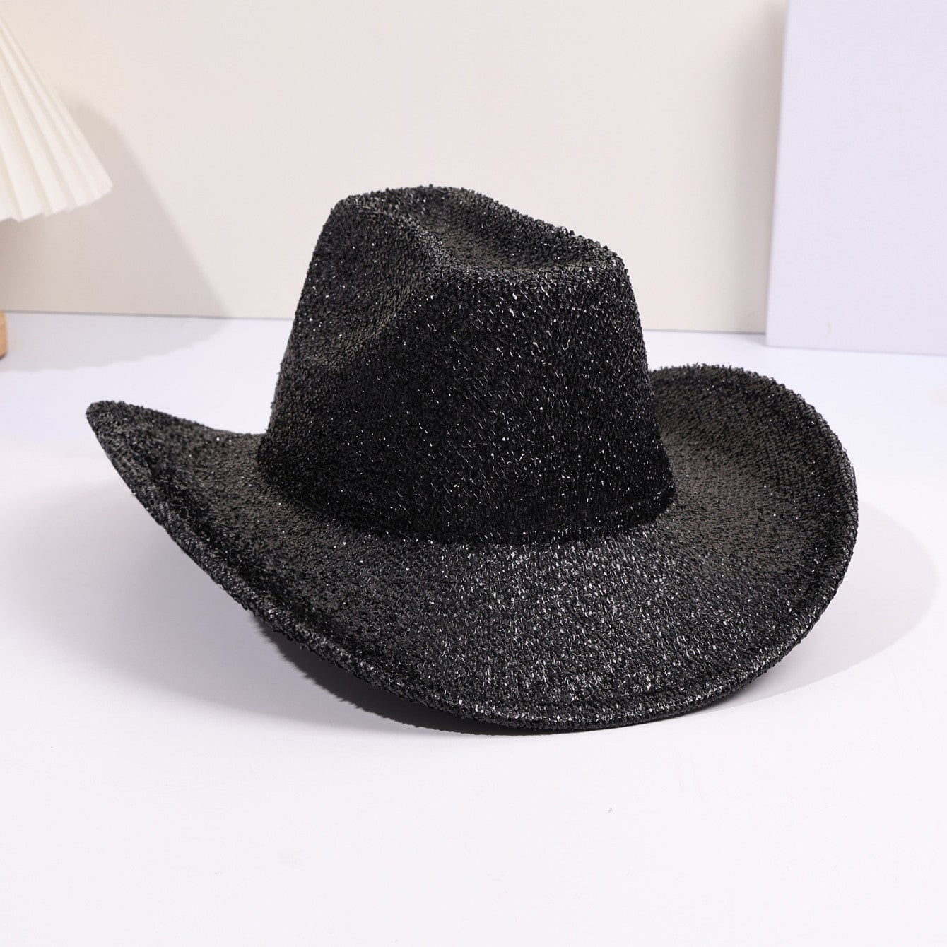 Fashionable gold party cool jazz hat sequins for boys and girls performing ball top hat personalized cowboy hat