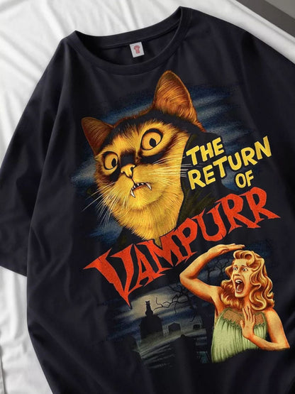 Cotton T-Shirts Women Dog Prints Cotton Tops Summer O-Neck Oversize T Shirts Casual Short Sleeve Tees Street Woman Clothes